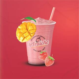 Photo du produit Smoothie Fraise et Mangue 🍓🥭, non contractuelle