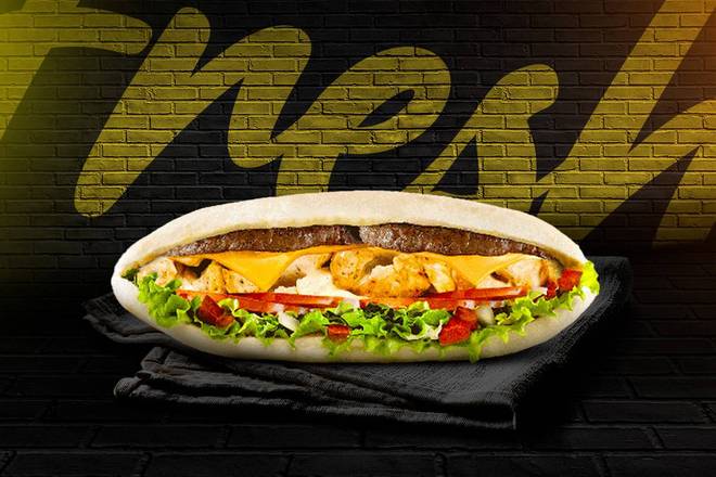 Photo du produit Sandwich spécial mixte 🍗🥩, non contractuelle