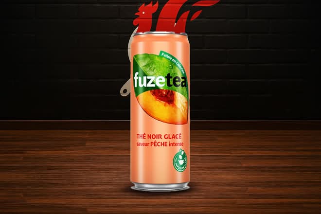Photo du produit 🍑 FUZE TEA 33CL, non contractuelle