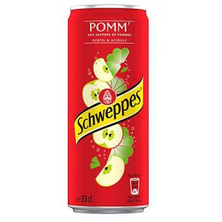 Photo du produit Schweppes pomme 33cl, non contractuelle