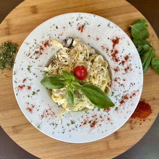 Photo du produit Pâtes Poulet champignon, non contractuelle