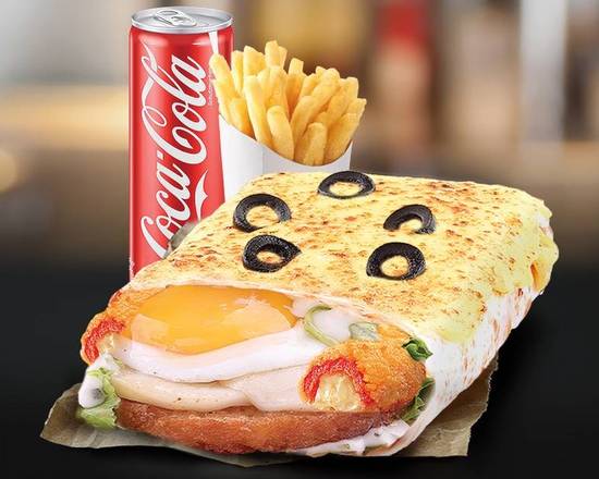 Photo du produit Menu Tacos Végé, non contractuelle