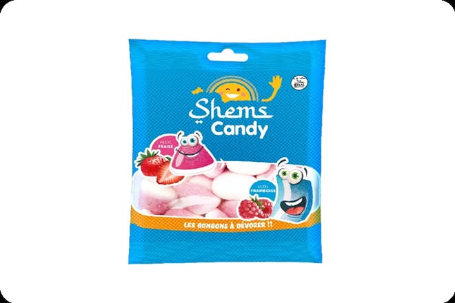 Photo du produit CANDY BISOUS FRAISES 100G, non contractuelle