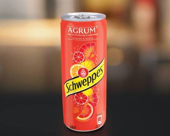 Photo du produit Schweppes agrume 33cl, non contractuelle