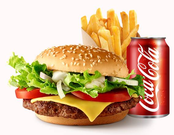Photo du produit Menu Deluxe Burger 🍔, non contractuelle