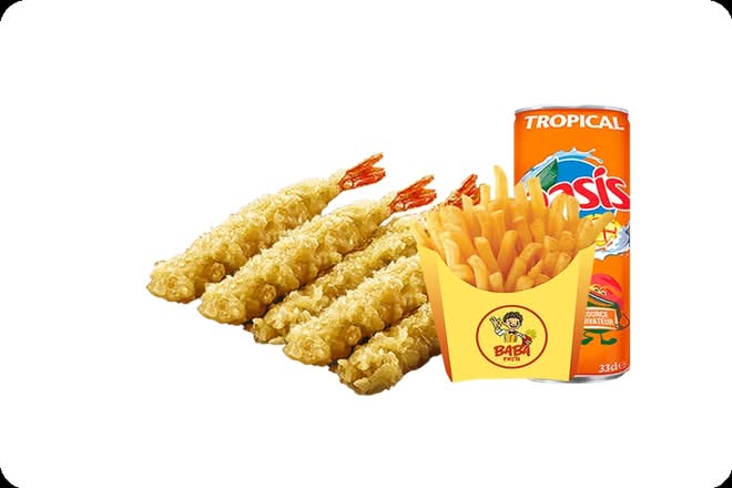 Photo du produit MENU TEMPURA 6 PIECES, non contractuelle