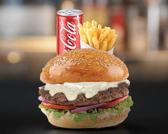 Photo du produit Menu Chèvre Burger, non contractuelle