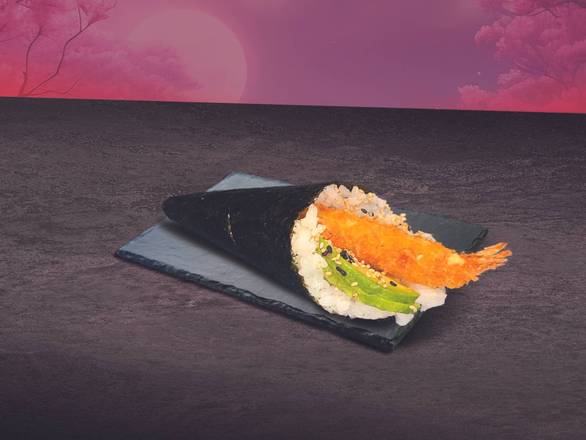 Photo du produit Temaki Crevette Tempura Avocat, non contractuelle