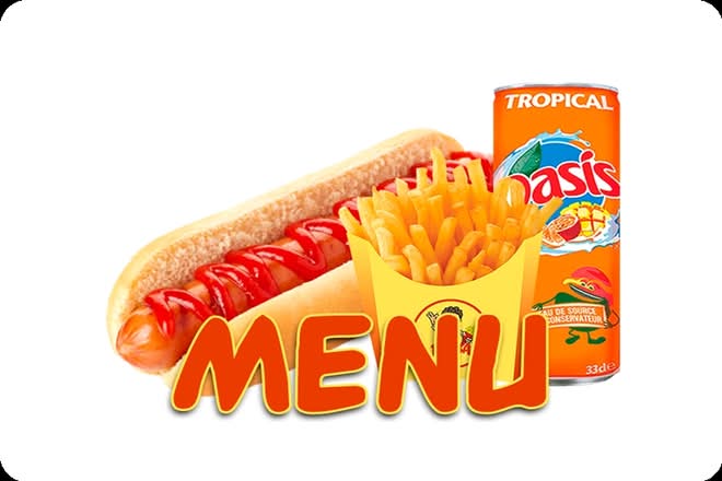 Photo du produit MENU HOTDOG, non contractuelle