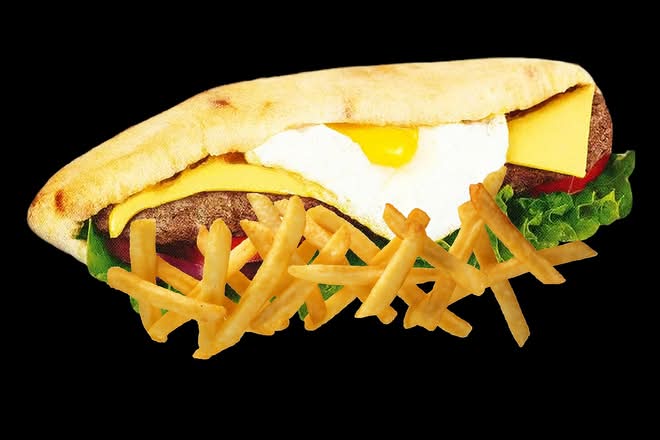 Photo du produit Menu sandwich oriental, non contractuelle