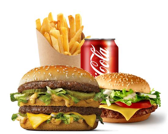 Photo du produit Menu duo 3 burger (DELUXE + BIG) 🍔🍔, non contractuelle