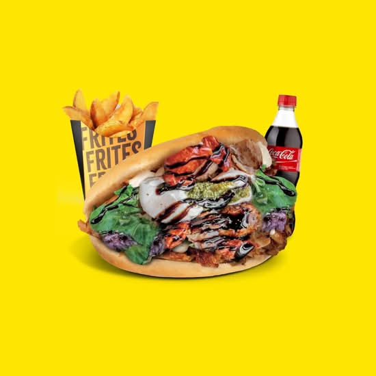 Photo du produit Menu Sandwich Burrata, non contractuelle