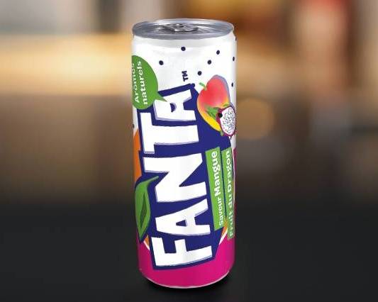 Photo du produit Fanta Fruit du Dragon 33cl, non contractuelle