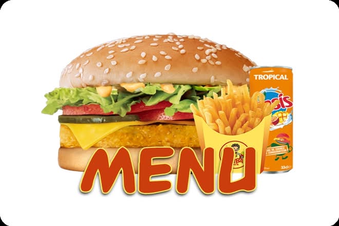 Photo du produit MENU MAXI BURGER VEGETARIEN, non contractuelle