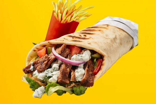 Photo du produit Menu Wrap Steak🥩🌯, non contractuelle