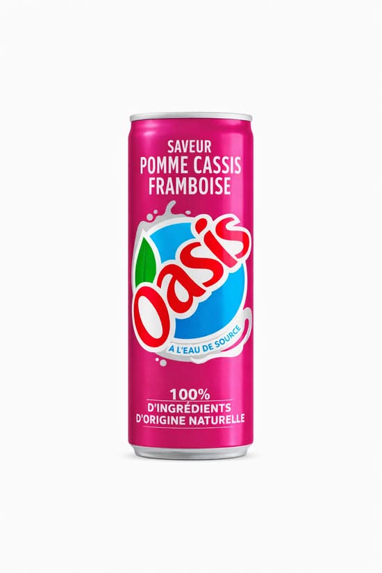Photo du produit Oasis Pomme Cassis Framboise, non contractuelle