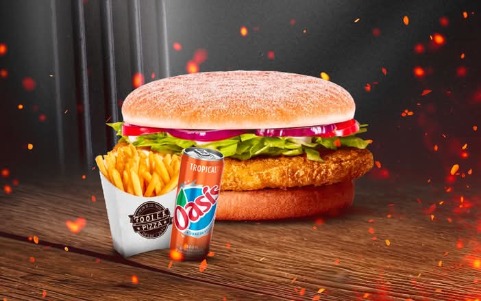 Photo du produit Menu Chicken Burger, non contractuelle