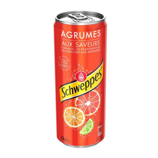 Photo du produit Schweppes agrume 33cl, non contractuelle