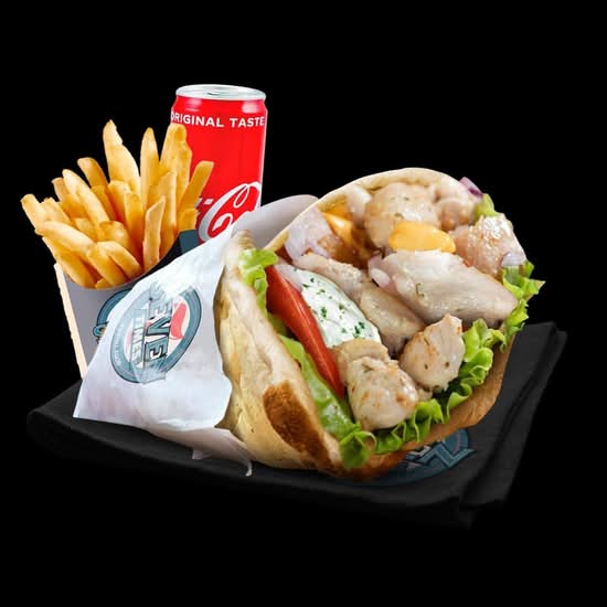Photo du produit NAAN L’ESCALOPE BOURSIN 🌮, non contractuelle