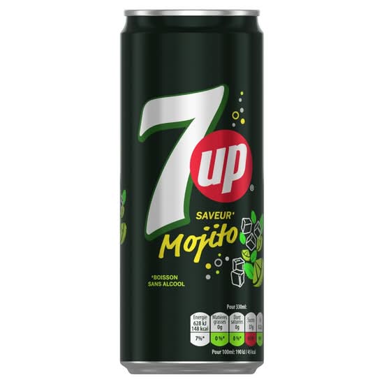 Photo du produit 7 Up Mojito - 33cl, non contractuelle