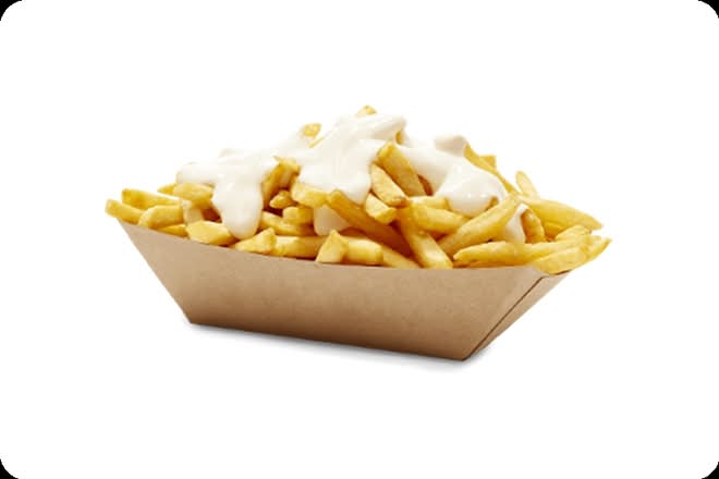 Photo du produit FRITES SAUCE FROMAGERE, non contractuelle