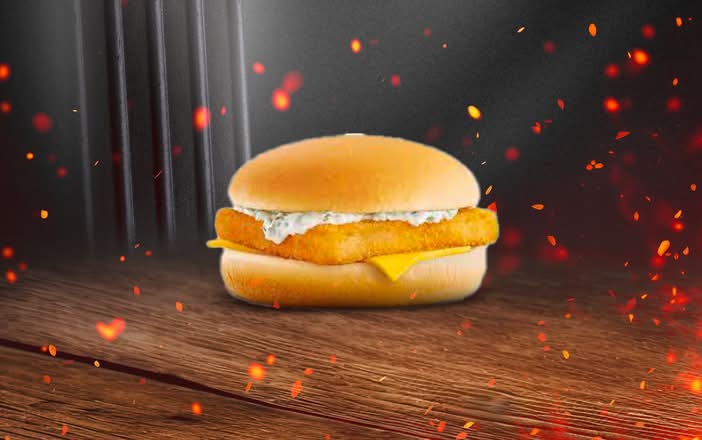 Photo du produit Fish Burger, non contractuelle