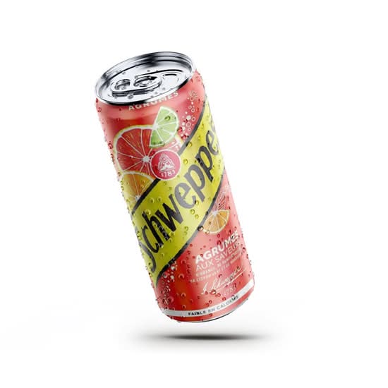 Photo du produit Schweppes Agrum 33 cl, non contractuelle