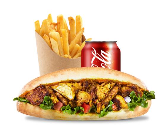 Photo du produit Menu Sandwich Curry 🥙, non contractuelle