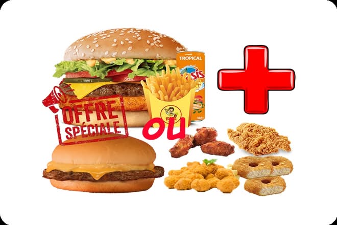 Photo du produit MENU OFFRE BURGER MAXI BEEF CHICKEN, non contractuelle