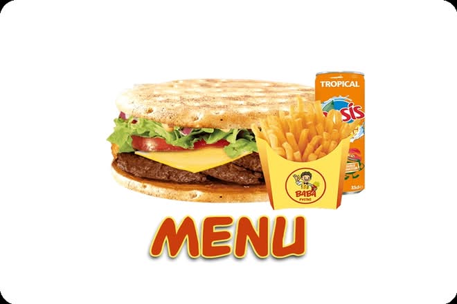 Photo du produit MENU BABA STEAK, non contractuelle