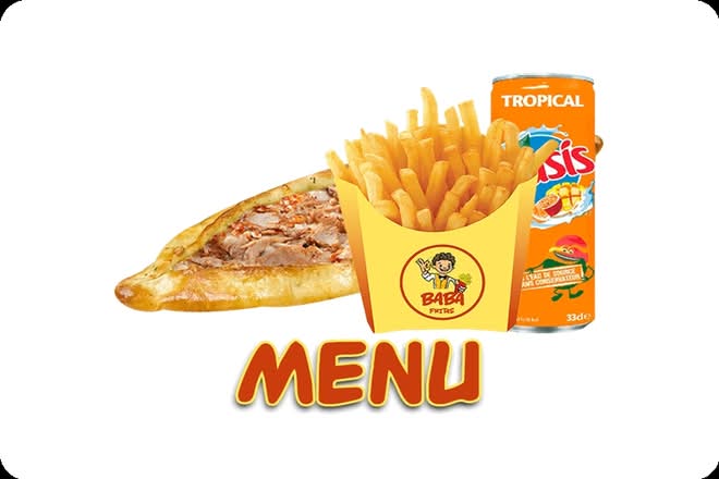 Photo du produit MENU PIDE KEBAB, non contractuelle