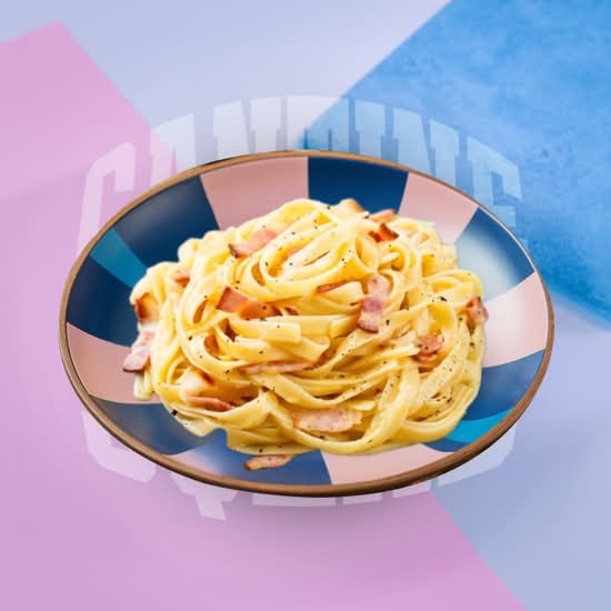 Photo du produit Pâtes à la Carbonara 🥓, non contractuelle