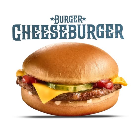 Photo du produit Cheese Burger, non contractuelle