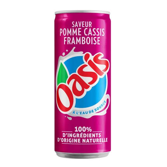 Photo du produit Oasis pomme cassis framboise 33cl, non contractuelle