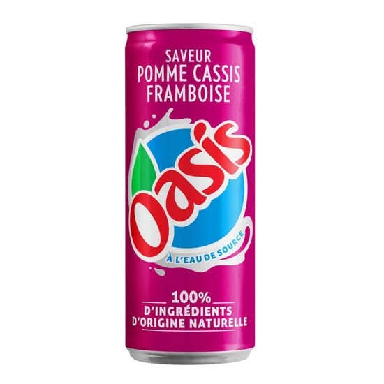 Photo du produit Oasis pomme cassis framboise : 33cl, non contractuelle