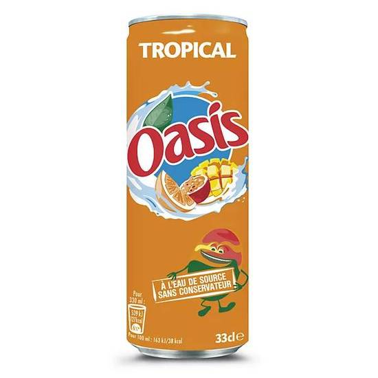 Photo du produit Oasis Tropical 33cl, non contractuelle