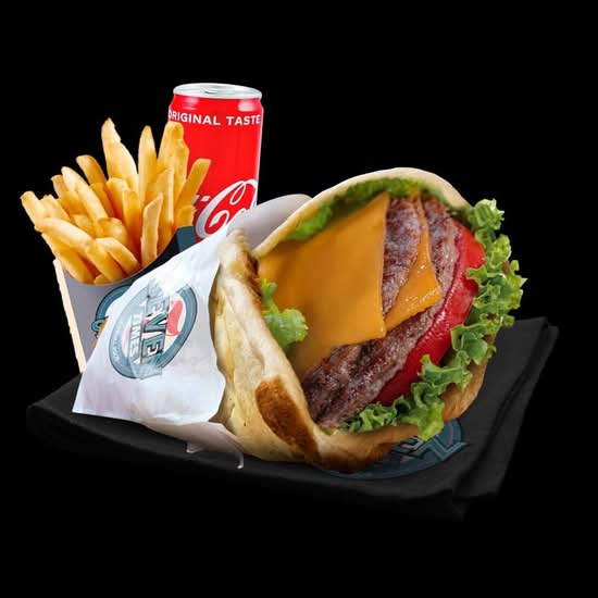Photo du produit NAAN LE DOUBLE STEAK 🌮, non contractuelle