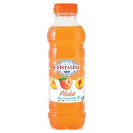 Photo du produit  Cristaline Pêche 50cl, non contractuelle