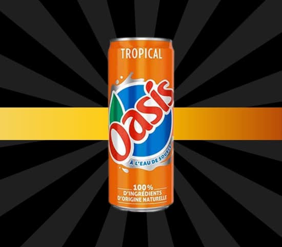 Photo du produit Oasis Tropical 33 cl, non contractuelle