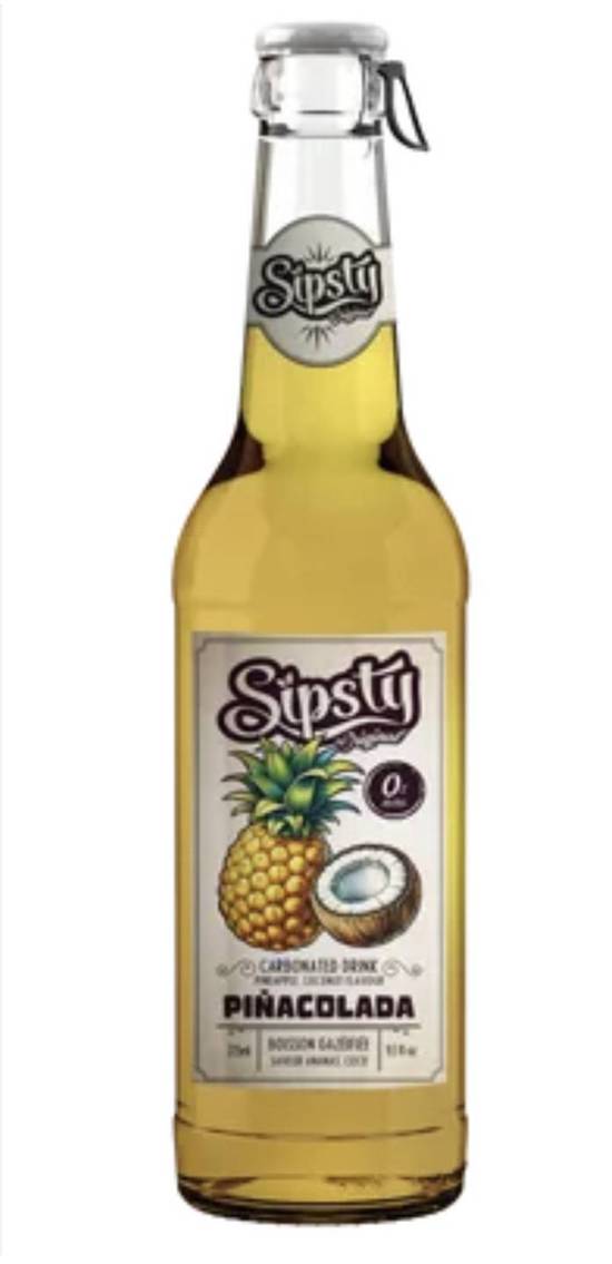 Photo du produit Sipsty Pinacolada bouteille en verre, non contractuelle