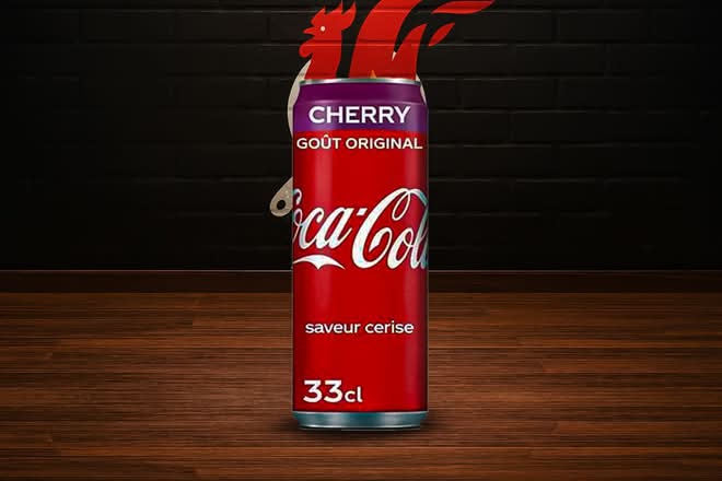 Photo du produit ❤️ COCA-COLA CHERRY 33CL, non contractuelle