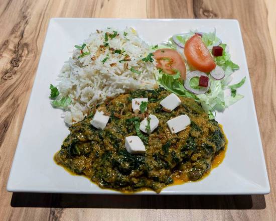 Photo du produit Menu palak paneer, non contractuelle