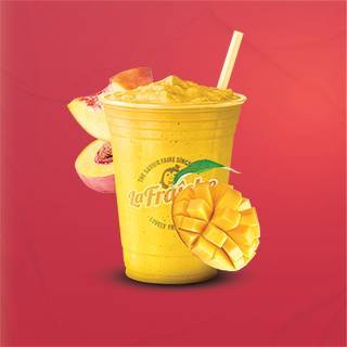 Photo du produit Smoothie Pêche et Mangue 🍑🥭, non contractuelle