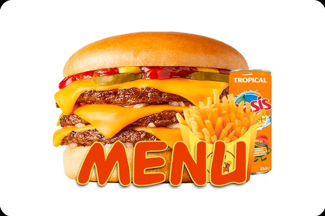 Photo du produit MENU TRIPLE CHEESE, non contractuelle