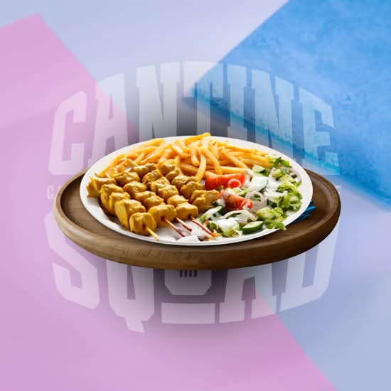 Photo du produit Assiette de Brochettes 🍢 , non contractuelle