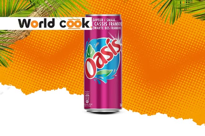 Photo du produit 🍇 OASIS POMME CASSIS FRAMBOISE, non contractuelle