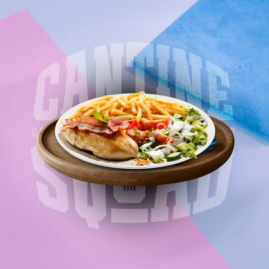 Photo du produit Assiette Le Parisien 🥓 , non contractuelle