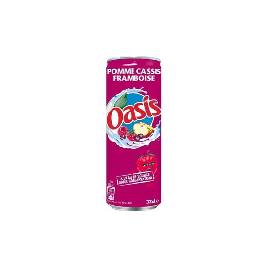 Photo du produit Oasis pomme cassis framboise 33cl, non contractuelle