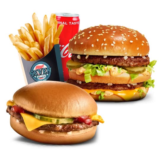 Photo du produit LE DUO 7 (BIG + CHEESE) 🍔, non contractuelle
