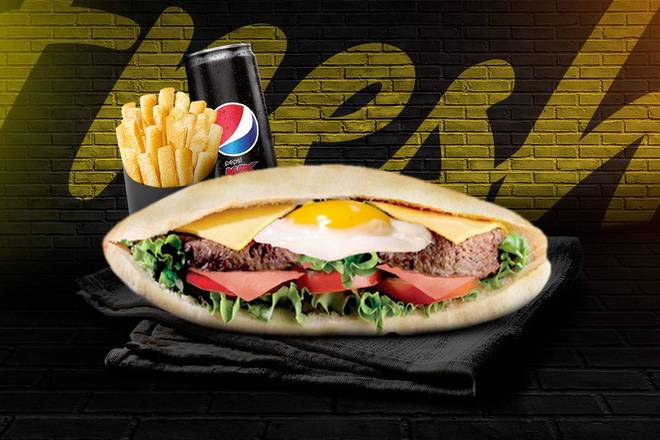 Photo du produit Menu Sandwich Boursin, non contractuelle
